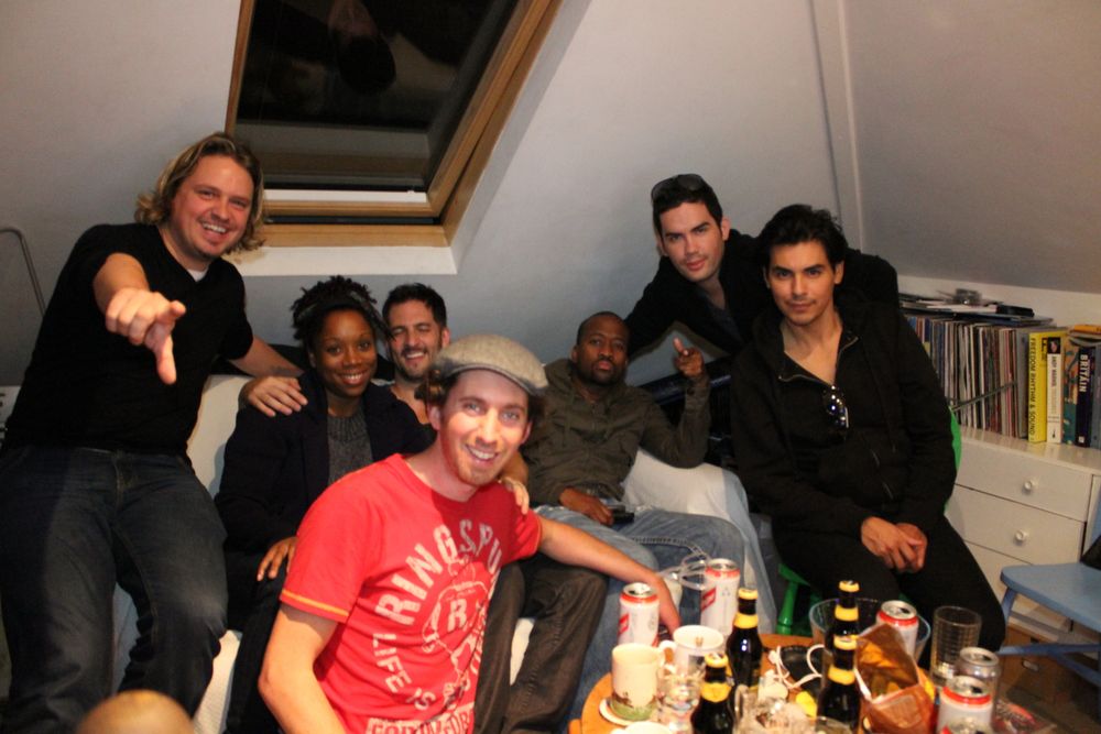 Big BJ recording session with Jon B