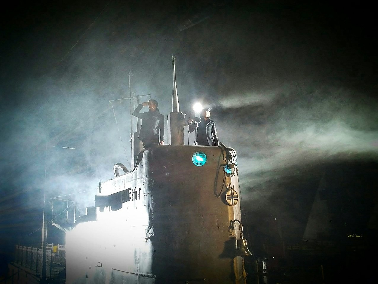 Midnight video shoot on a submarine, Tallinn, Estonia