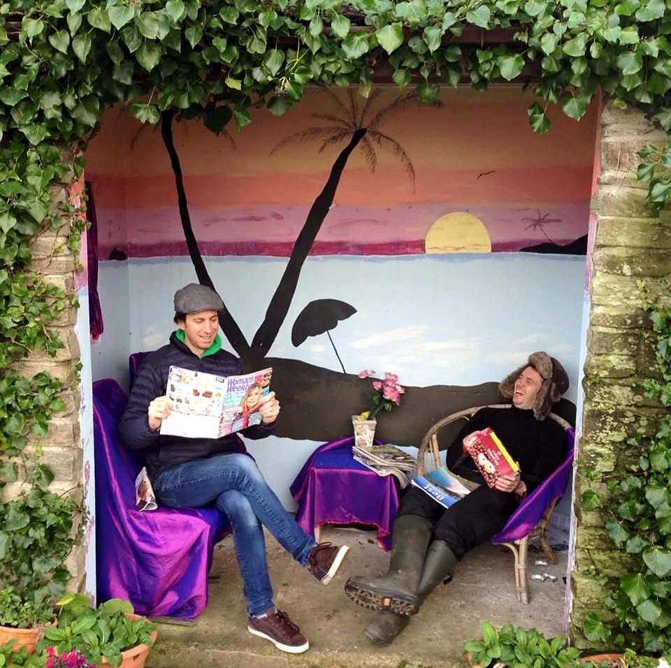 Cornish bus stop, waiting for the next remix